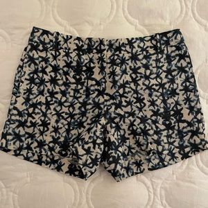 J.Crew Linen Starfish Print Shorts
